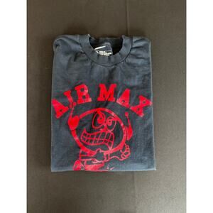 Vintage Nike Air Max 1987 Fighter Varsity Logo Tee Size XL